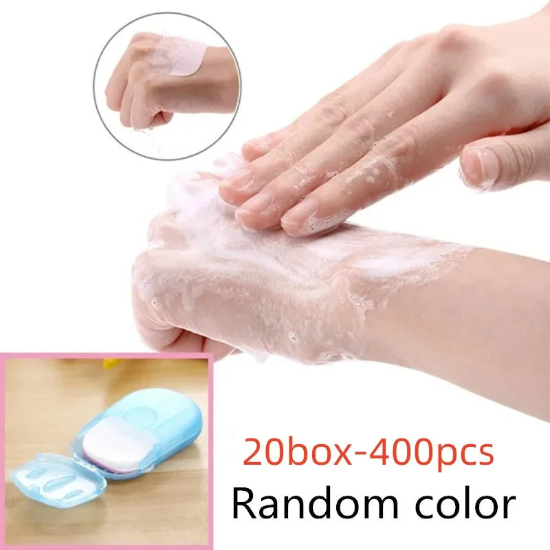 Disposable Soap Paper Sheets – Portable Travel Cleaning for Outdoor Hiking