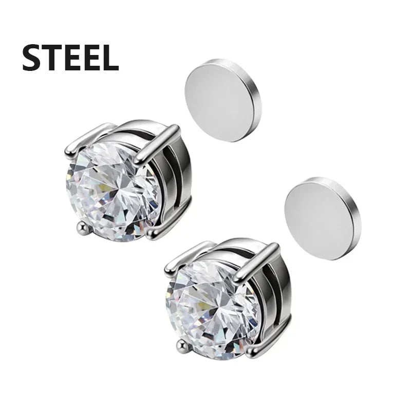 Magnetic Stud Earrings – Non-Piercing Clip Jewelry for Men Women and Kids