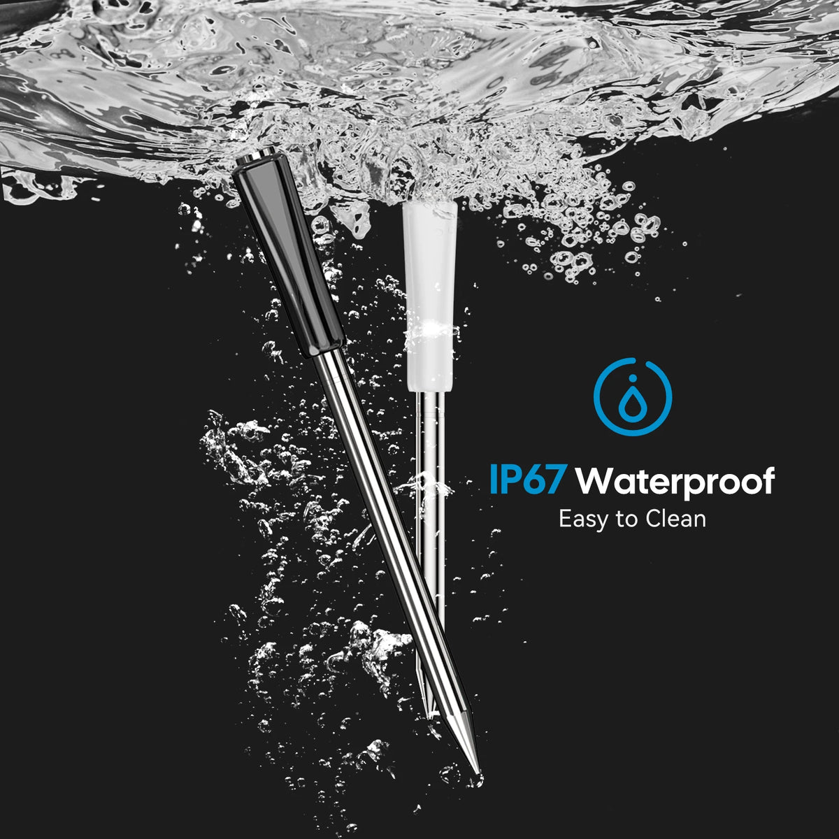 Wireless Meat Thermometer – WiFi and Bluetooth BBQ Probe for Cooking