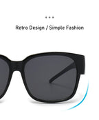 Polarized Fit-Over Sunglasses – Anti-Glare Eye Wear for Night Driving