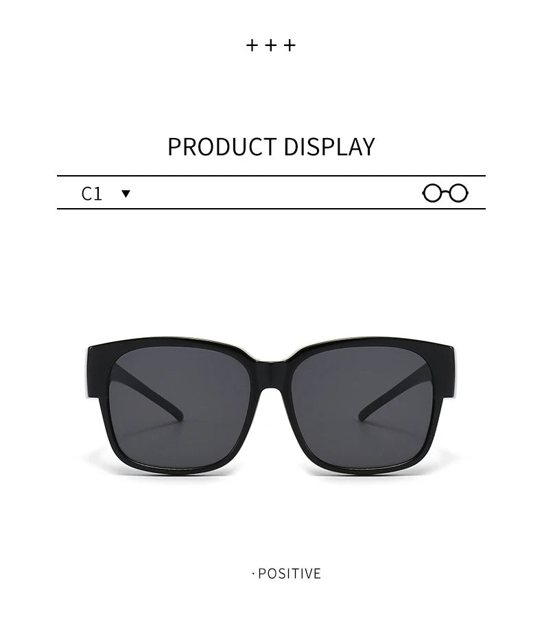 Polarized Fit-Over Sunglasses – Anti-Glare Eye Wear for Night Driving