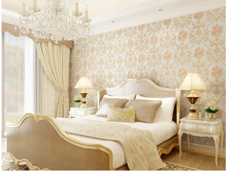 Self-Adhesive 3D Floral Wallpaper – Thickened Wall Decor for Bedroom Living Room