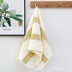 Soft Cotton Bath Towel – Absorbent Solid Color Washcloth for Hotel Bathroom