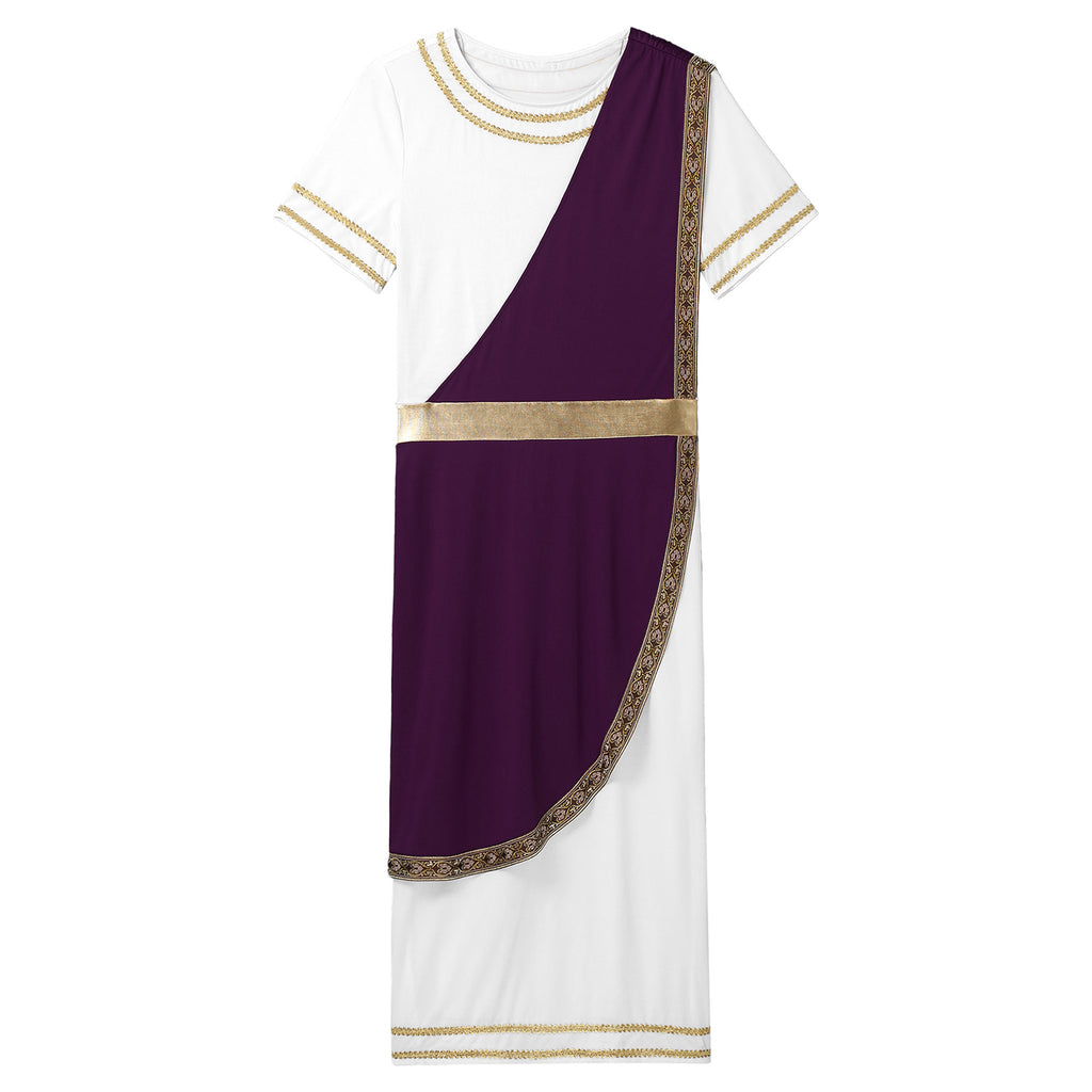 Ancient Greek Toga – Men’s Roman Robe for Halloween Cosplay Costume
