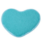Faux Sheepskin Heart Rug – Large Fluffy Area Carpet for Bedroom Decor