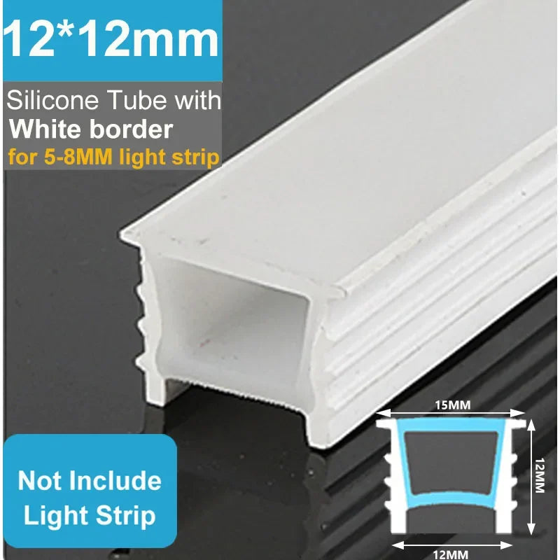 Silicone LED Neon Channel – Flexible Waterproof Housing for COB Strip Lights
