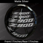 Reflective Motorcycle Rim Stripes – Wheel Hub Decals for Kawasaki Z900