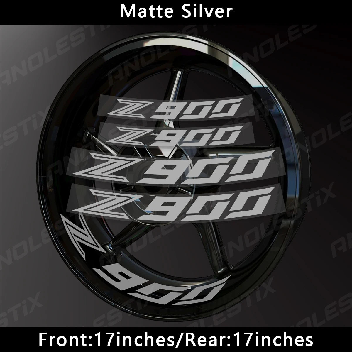 Reflective Motorcycle Rim Stripes – Wheel Hub Decals for Kawasaki Z900