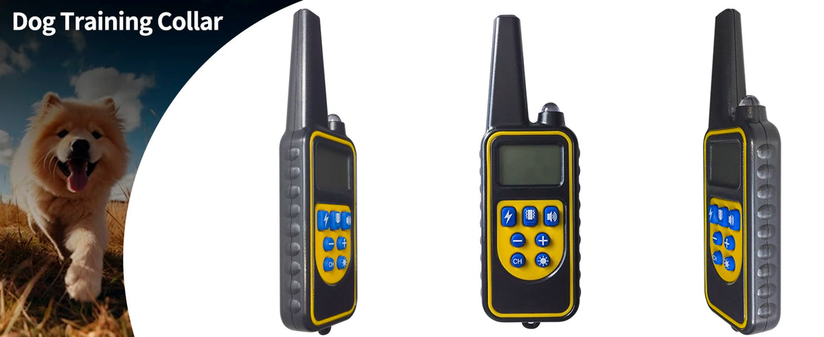 Waterproof Dog Training Collar – Remote E-Collar for Behavior Correction