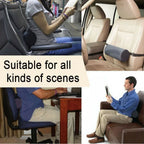 Rolling Lumbar Support Pillow – Ergonomic Back Cushion for Office Chair
