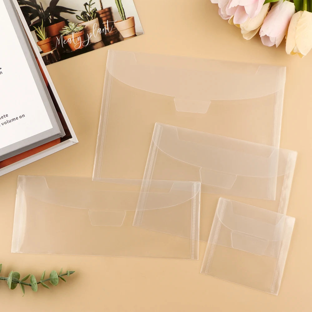 Plastic Stamp and Die Storage Pockets – Waterproof Sleeves for Crafting