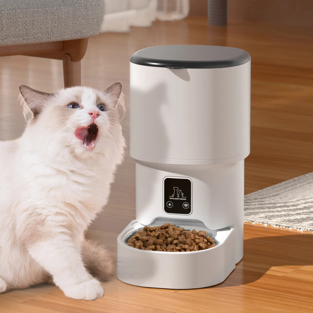 4L Smart Pet Feeder – WiFi Automatic Food Dispenser for Cats and Dogs