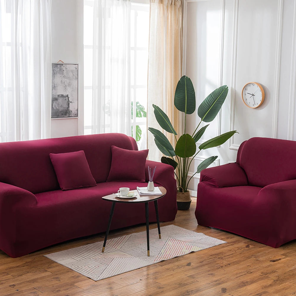 Thickened Elastic Sofa Slipcovers – Sectional Corner Couch Protection for Living Room