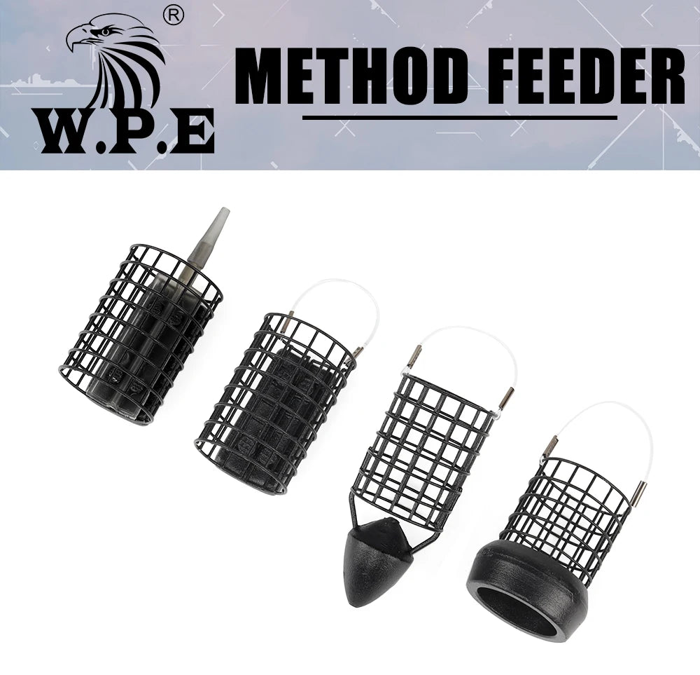 Steel Wire Carp Method Feeder – Heavy Duty Bait Cage for Coarse Fishing