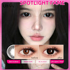 Color Contact Lenses – Natural 14.5mm Big Black and Brown Pupils for Beauty Makeup