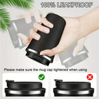 Stainless Steel Vacuum Insulated Mug – Leak-Proof Travel Cup for Outdoor Sports
