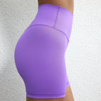 Compression Yoga Shorts – Moisture-Wicking Leggings for Gym and Cycling