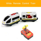 Magnetic RC Electric Train – Diecast Locomotive for Wooden Railway Tracks