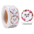 Decorative Thank You Sealing Stickers for Party Gift Labels and Scrapbooking