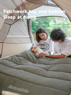 Ultralight Cotton Sleeping Bag – Splicable Double Design for Camping