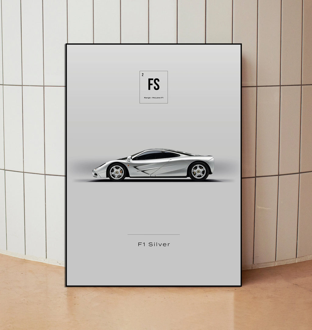 Minimalist Car Canvas Print – Modern Wall Art for Living Room Bedroom Decor