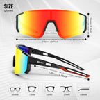 Y2K Sport Sunglasses – UV400 Cycling Eyewear for Outdoor Cycling and Golf