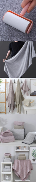 Bamboo Charcoal Coral Velvet Bath Towel – Super Absorbent for Daily Bathroom Use