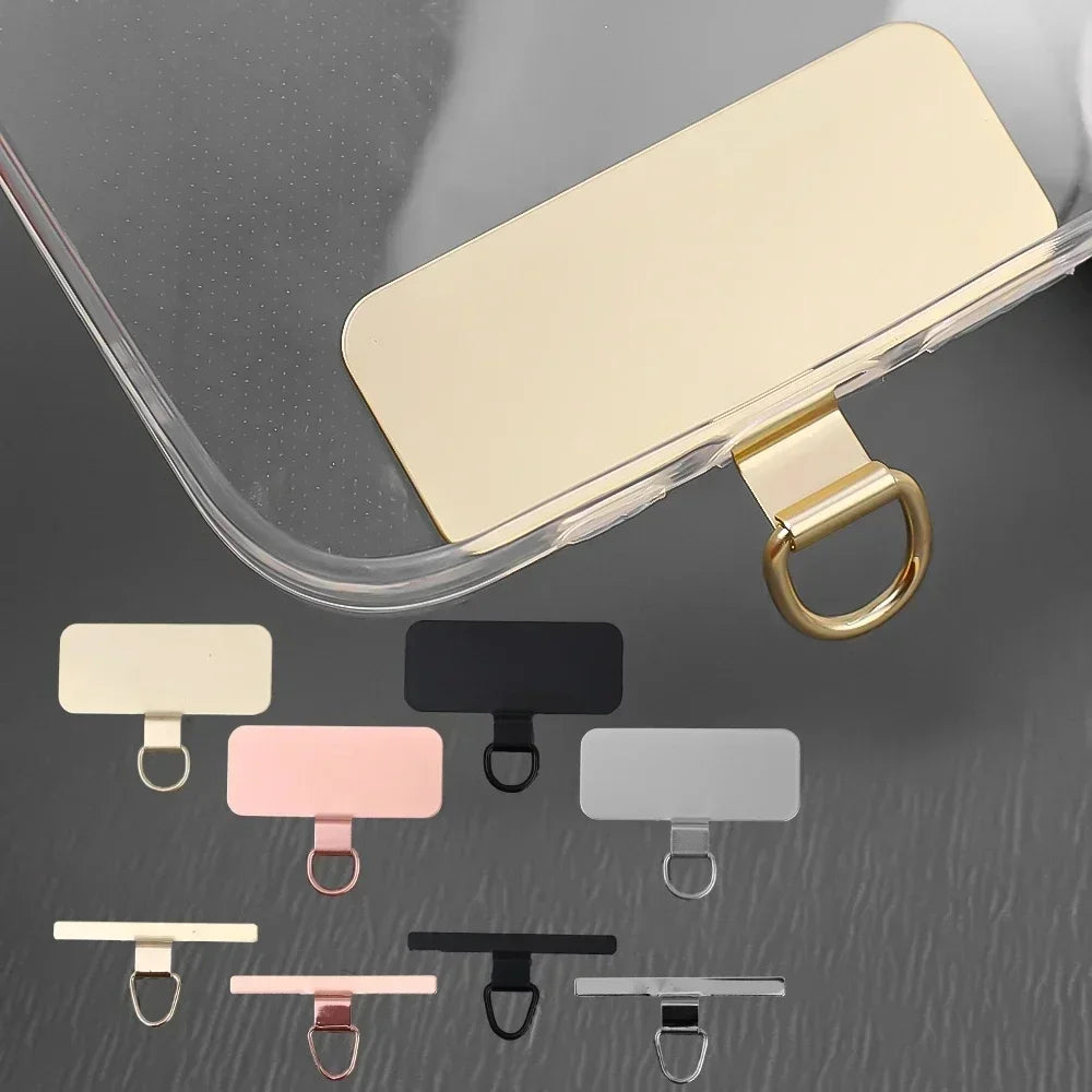 Stainless Steel Phone Tether Patch – Ultra-Thin Lanyard Connector for Safety
