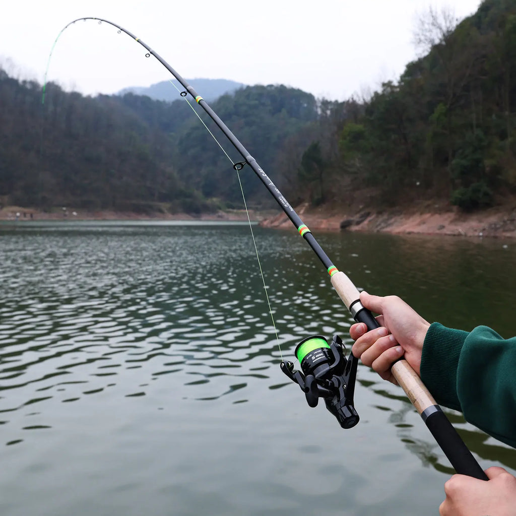 Carbon Fiber Feeder Fishing Rod – 3M Cork Handle Pole for Carp Angling