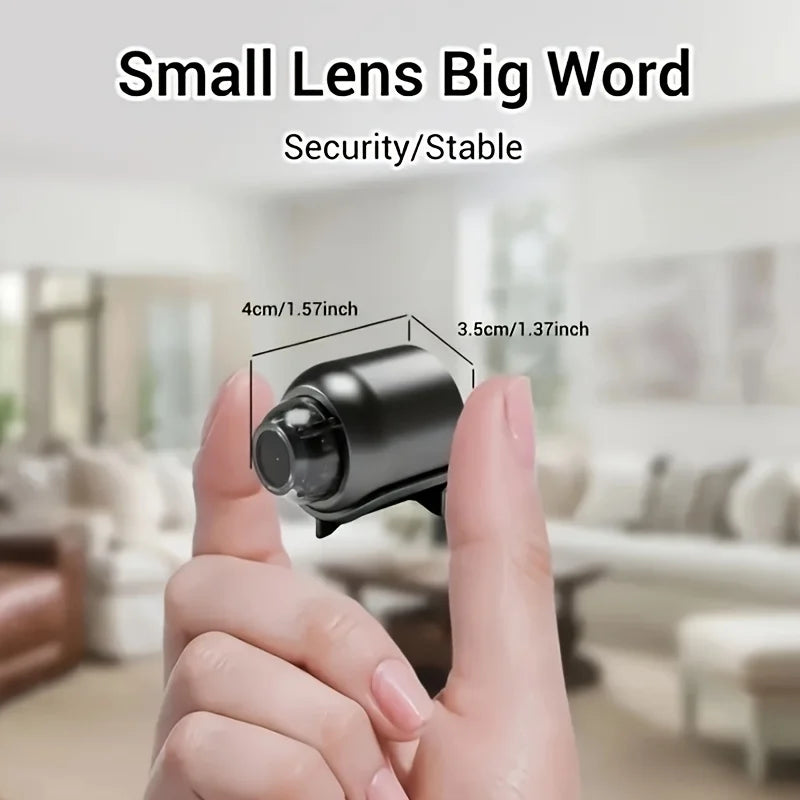 HD Mini WiFi Security Camera – Wireless 1080P Video Recorder for Home Monitoring