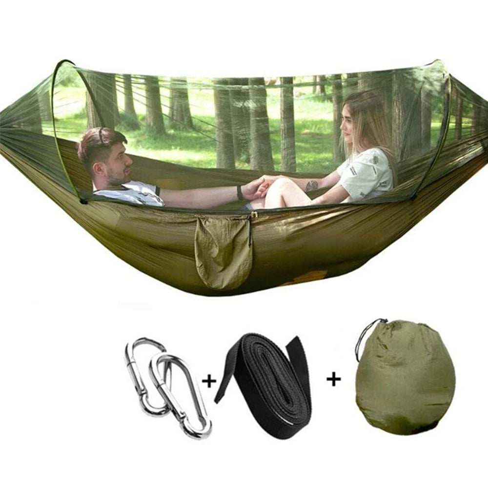 Portable Parachute Hammock – Mosquito Net for Outdoor Camping and Hiking