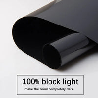 Blackout Window Film – UV Blocking Privacy Tint for Home Glass