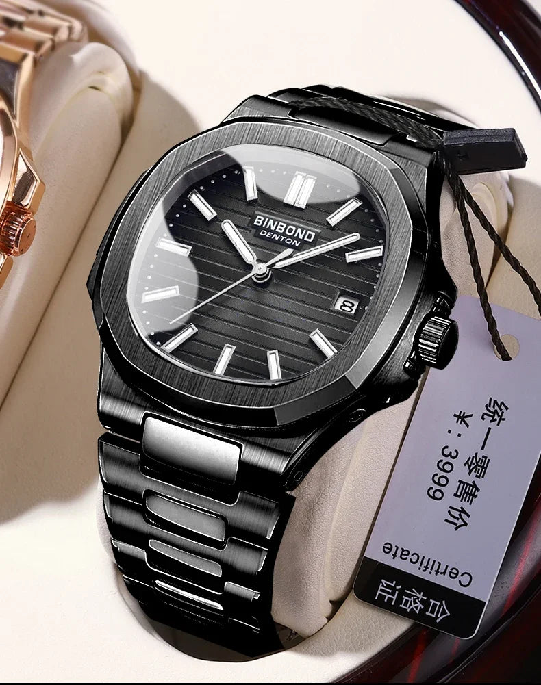 Automatic Quartz Wristwatch – Luxury Business Movement for Men