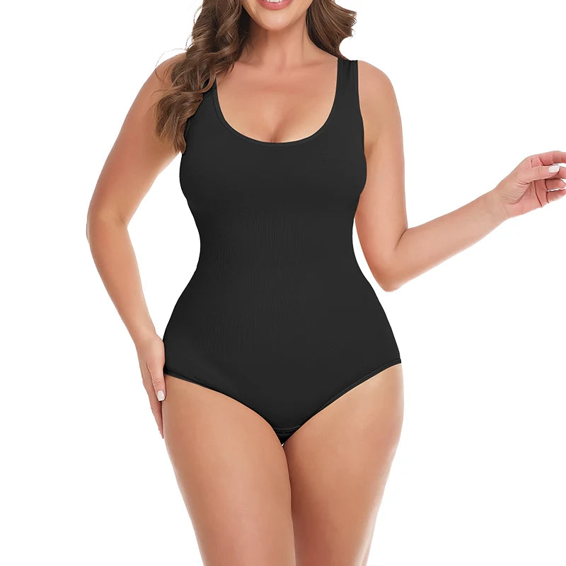 Tummy Control Shapewear Bodysuit – Invisible Slimming Underwear for Daily Wear