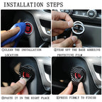 Engine Start Stop Button Cover – Decorative Sticker for Universal Car Interior