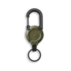 Retractable Steel Wire Carabiner – Heavy Duty Keychain for Outdoor Gear