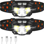 Rechargeable LED Headlamp – Ultra-Light Waterproof Light for Outdoor Sports