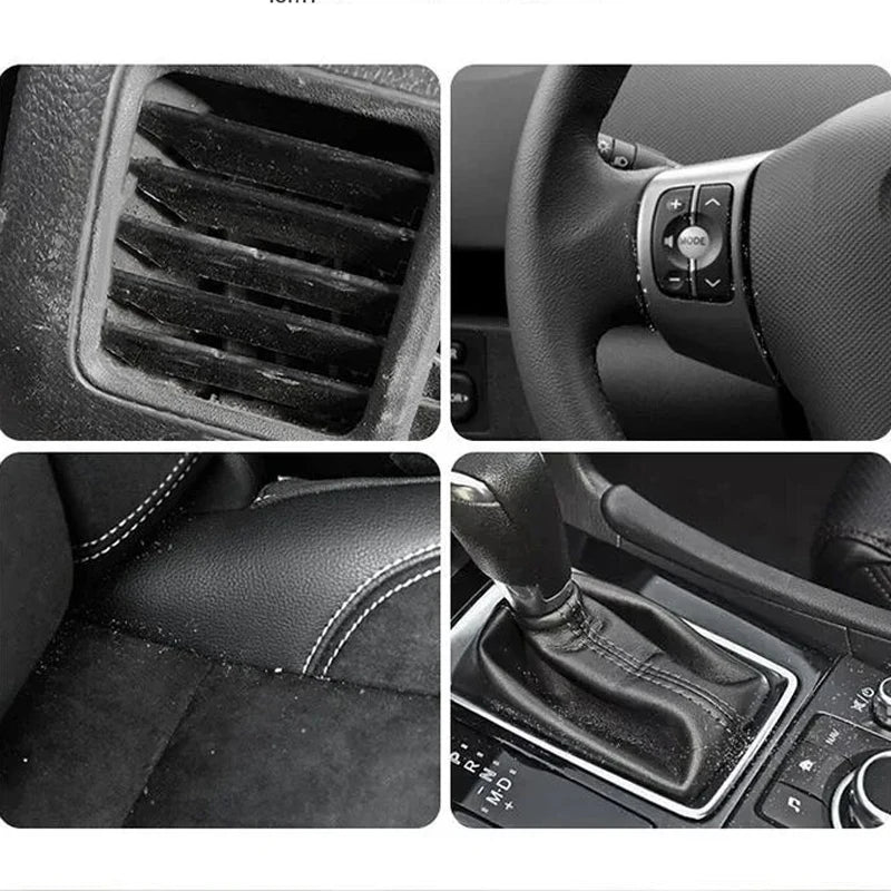 Soft Bristle Car Detailing Brush – Dust Cleaning Tool for Air Vents