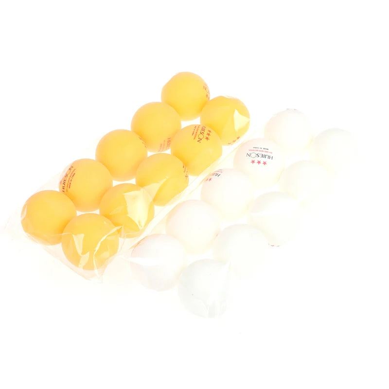 3-Star Table Tennis Balls – 40mm ABS Plastic for Professional Training