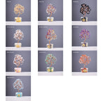 Natural Crystal Tree of Life Ornament – Crushed Stone Decor for Home Office