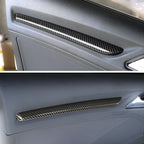 Carbon Fiber Console Trim – ABS Interior Door Panel Cover for Audi A3 S3 RS3