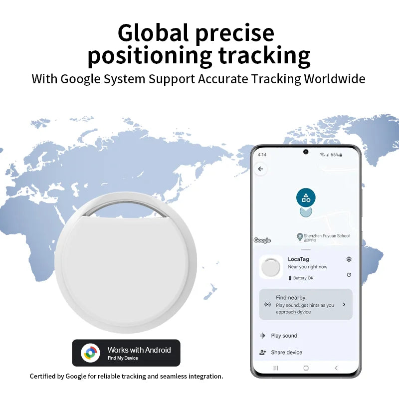 Bluetooth GPS Tracker – Wireless Key Locator for Android Pet and Item Tracking