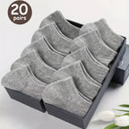 Men's Breathable Ankle Socks – Moisture Wicking Business for Daily Sport