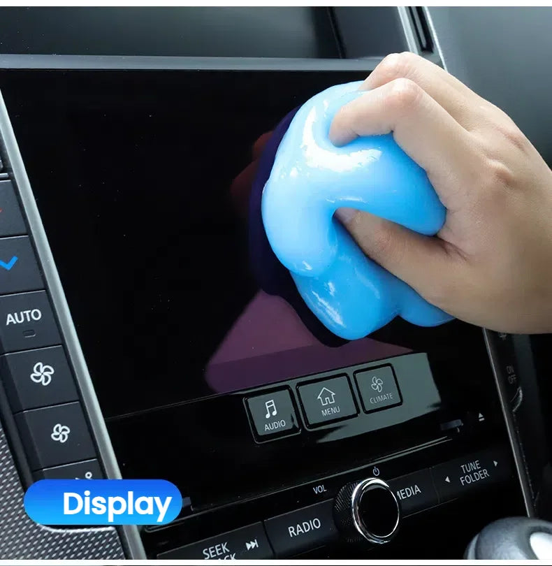 Car Cleaning Gel – Dust Removal Slime for Automobile Air Vents and Keyboards