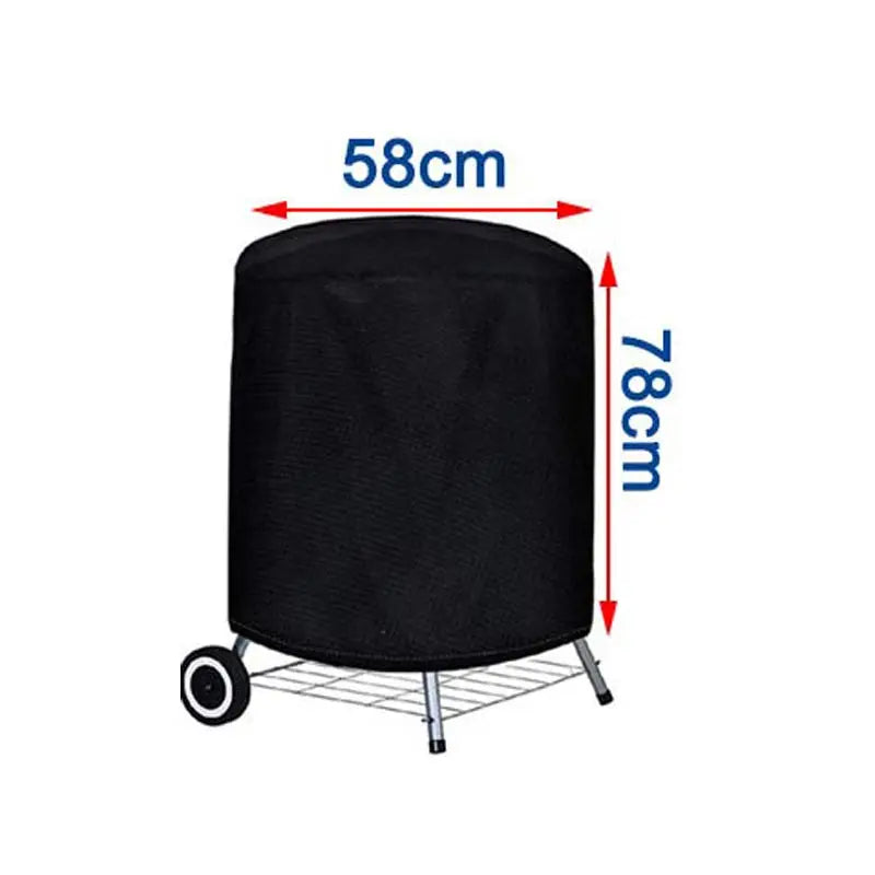 Heavy Duty Waterproof BBQ Cover – Protective Round Grill Shield for Outdoor