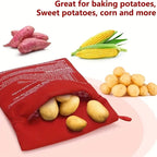 Microwave Potato Cooking Bag – Washable Fabric Pouch for Fast Kitchen Meals