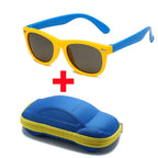 Silicone Kids Sunglasses – UV400 TR90 Goggles for Outdoor UV Protection