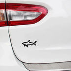 Metal Shark Emblem Badge – 3D Hollow Decal for Car and Motorcycle Styling
