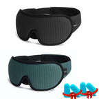 Soft 3D Contoured Eye Mask – Breathable Light Blocking for Travel Sleeping