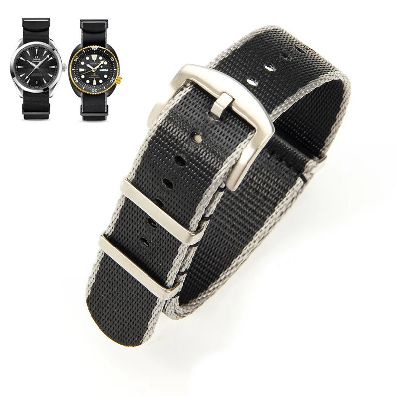 Nylon Watch Strap – 20mm 22mm Sport Band for Omega Seiko Rolex